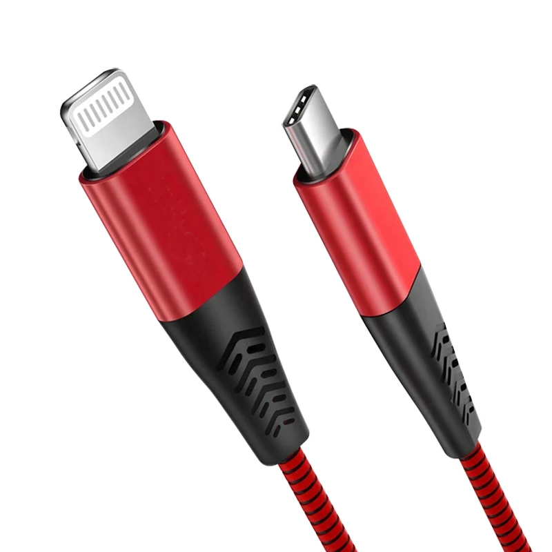 

Hot Selling 3Ft 6Ft USB Cord Braided C94 Chip Fast Data Charging IOS Cable for iphone 12 13 pro max