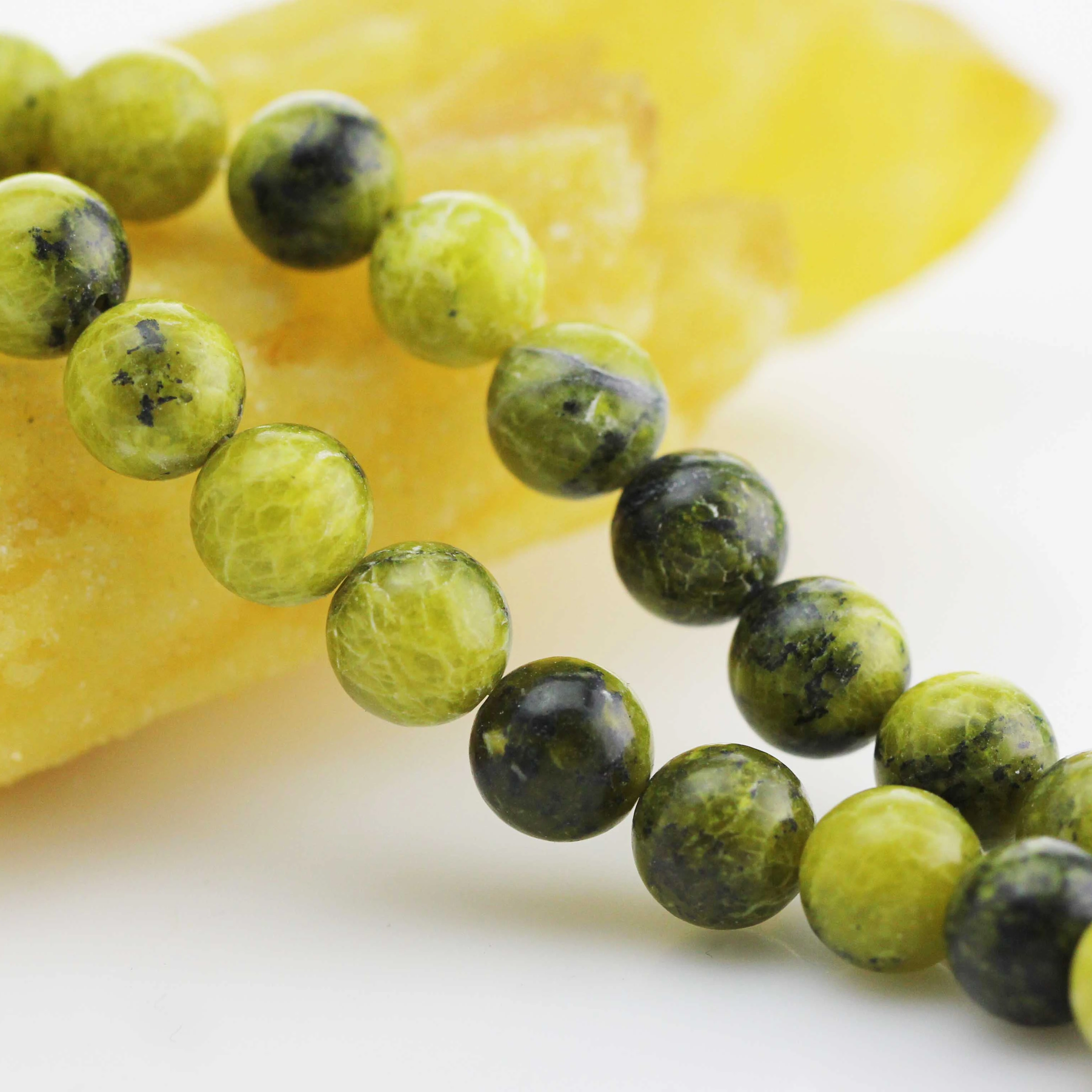 

high quality wholesale natural yellow turquoise stone beads for necklace jewelry making, 100% natural color