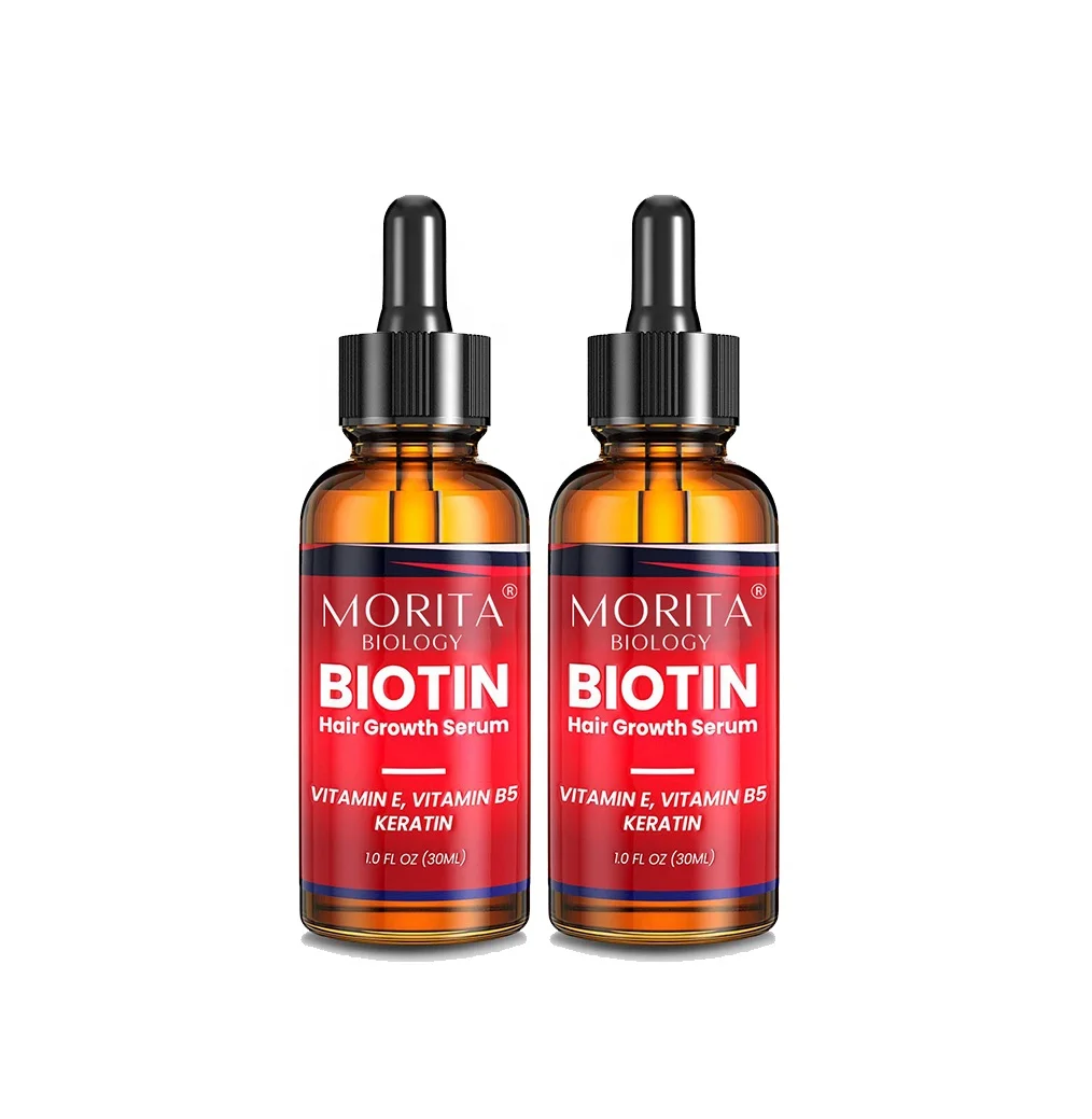 

OEM Herbal Organic Vitamin E Oil B5 Keratin Biotin Hair Growth Serum Regrowth Argan Oil Hair Shinny Serum onion hair growth oil