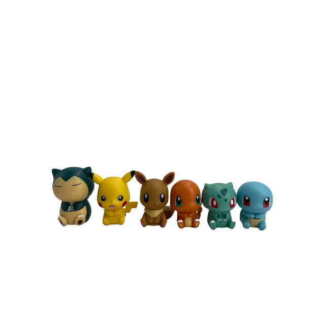 

Cartoon mini P0kem0n plastic toys clip for quilt storage bag