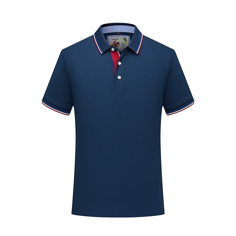

Hot new product customized logo cotton+Ceramic silk polo shirts sport golf T shirts men's plus size polo t shirts