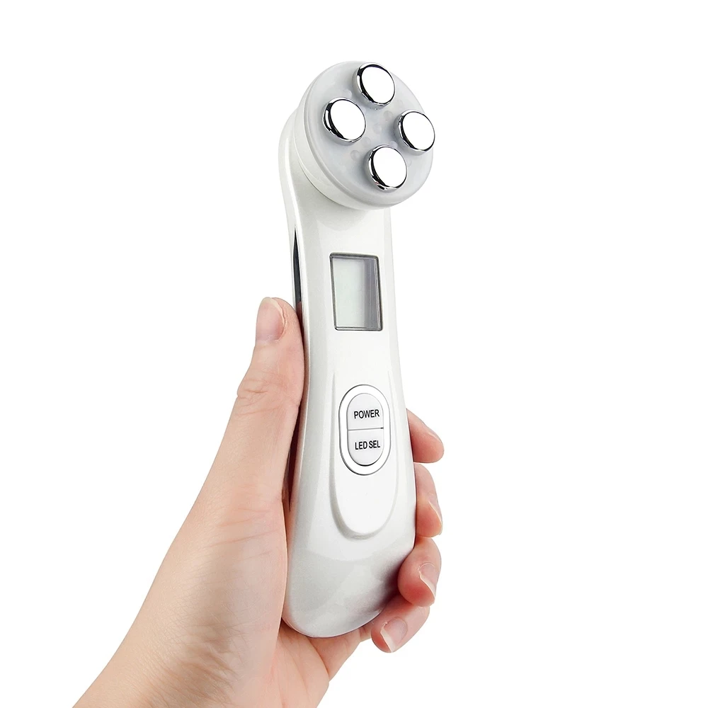 

Handheld RF EMS Electroporation LED Photon Light Therapy Beauty Device Anti Aging Face Lifting Tightening Facial Skin Care Tool