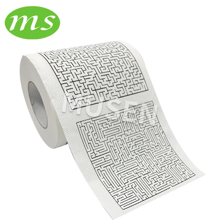 

Custom Sudoku printed toilet paper roll