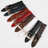 

Classic Style Interchangeable Custom Logo 16mm 17mm 18mm 20mm Genuine Leather Watch Strap For DW Watches