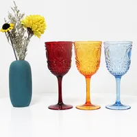 

Top Quality Vintage Crystal Wine Glasses Champagne Glass Shapes Wedding Wine Glasses Champagne Flutes Water Wine Goblet