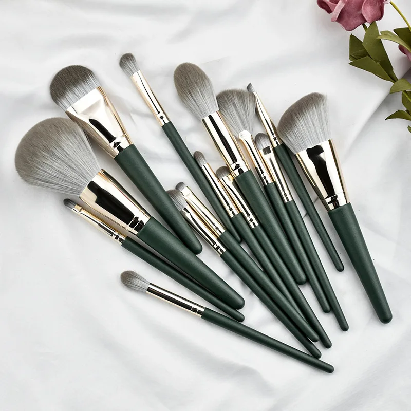 

14 pcs/set Classic Power Brush Make Up Beauty Tools Soft Synthetic Hair Makeup Brushes Set, Colorful