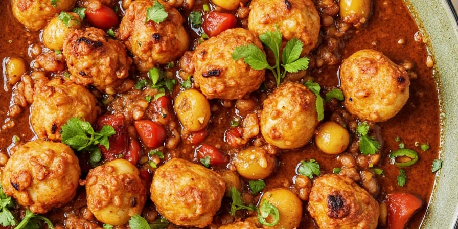 Chana masala served in a clay pot with a side of naan