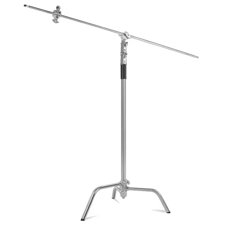 

Photo Studio 40inch Heavy Duty C Stand with Arm Boom Light Stand For Max Loaded 20kg