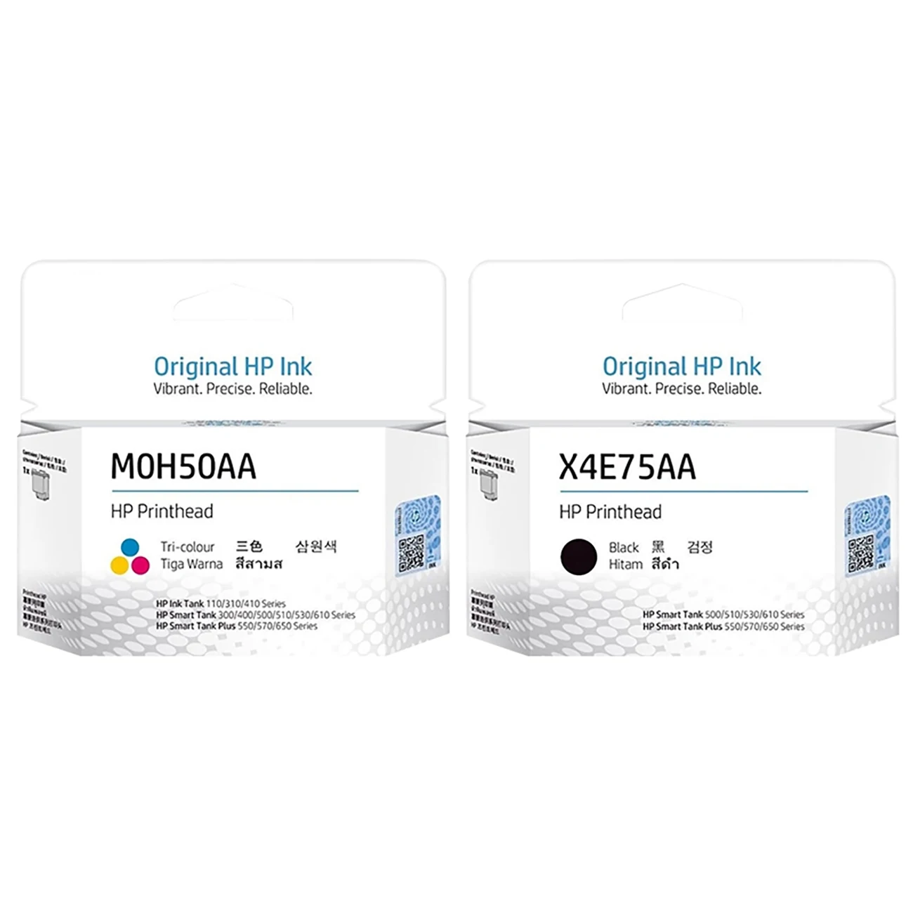 X4E75AA  GT 53 Printhead M0H50AA  GT 52 Printhead Color M0H51AA GT 51 Printhead for HP Tank 518 519 Series Printers