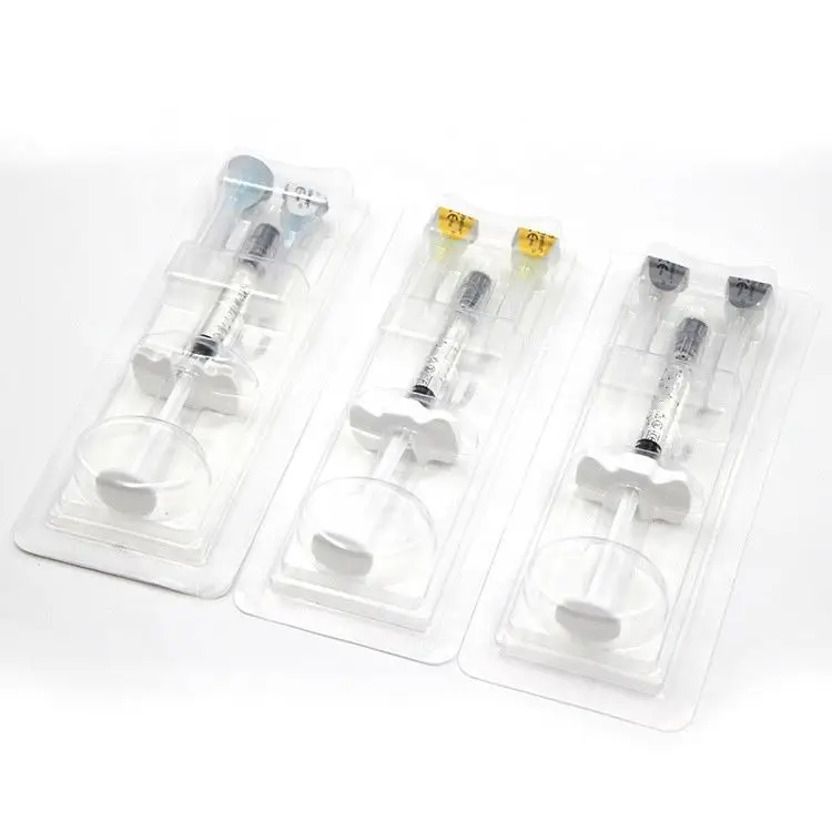 

Hyalurionic acid dermal filler 10ml fine line for cheek injection, Transparent