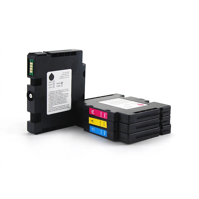 
4 colors standard volume EMPTY compatible ink cartridge GC41 for RICOH & SAWGRASS SG400 SG800 printers 