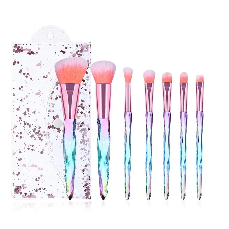 

Amazon Hot Sellings Glitter Synthetic Makeup Brush Set