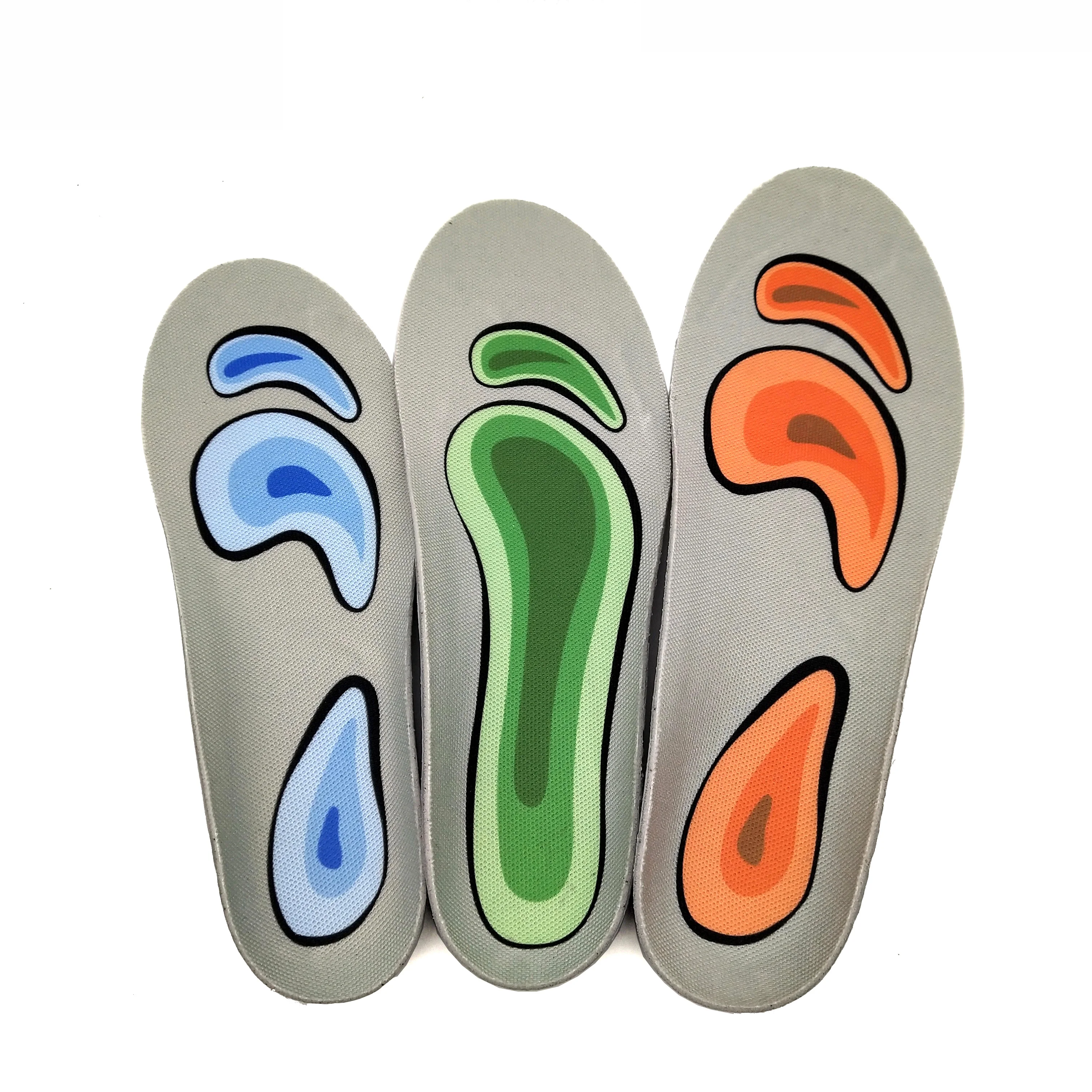 

2021 New insole design EVA Low Medium High arch support insole sport shoe insol, As photo or customized