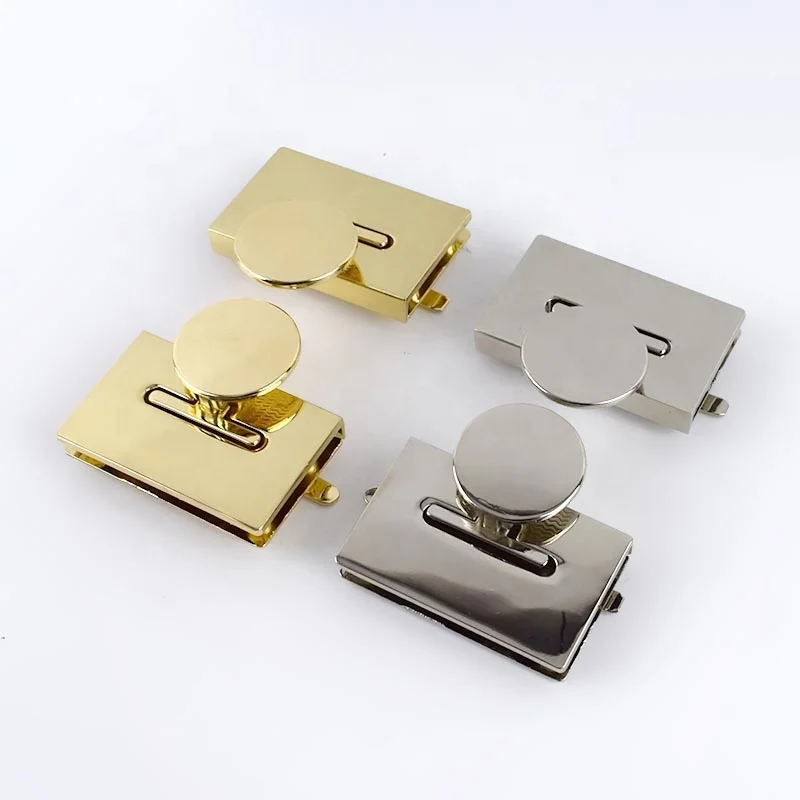 

Meetee BF160 Handbags Accessories Alloy Parts Square Bag Lock, Gold,silver