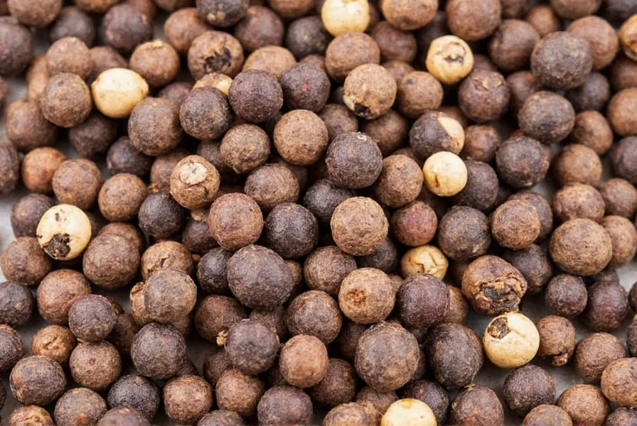 Bowl of spiced popcorn with peppercorns