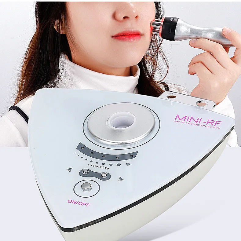 

5MHz 3-IN-1 RF Tripolar Radio Frequency Skin Lifting Body Slimming Machine Neck Wrinkle Double Chin Removal V-Line