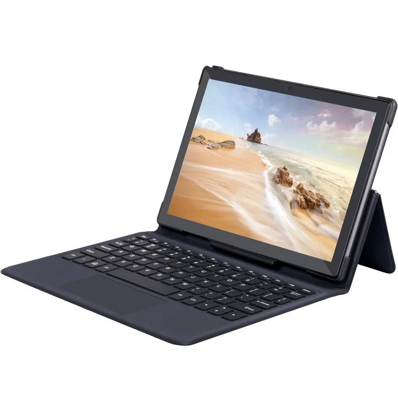 

Cheap Tablet PC 2.5D G+G Screen 4g ram 64G rom 10.1Inch Mediatek Android Tablet with keyboard case