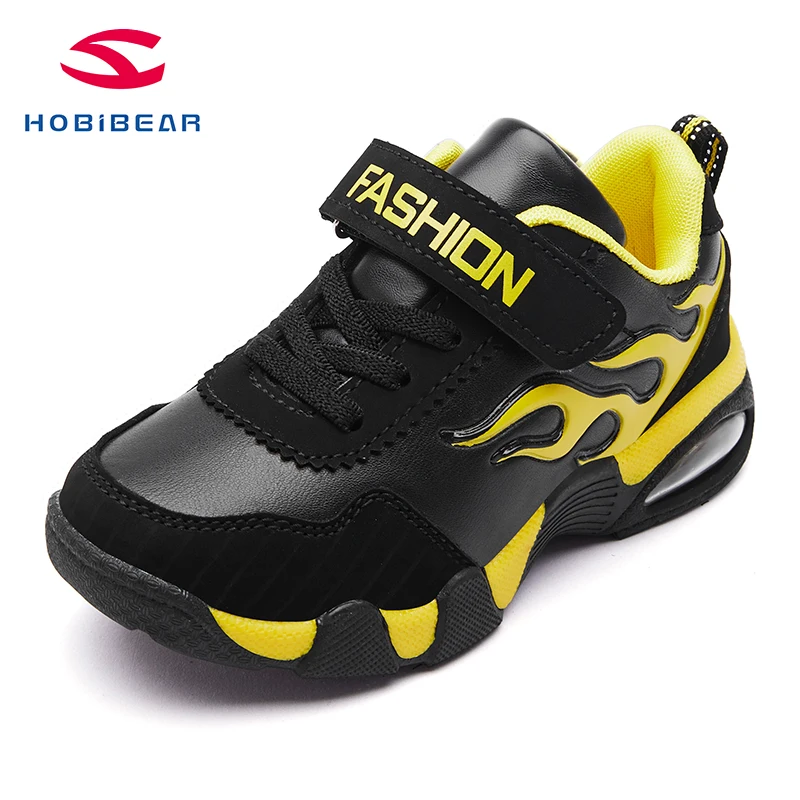

Hobibear 2021 Gym Sport Sneakers Outdour Anti Slip Kid Footwear Boy Casual Sneakers Latest Design Playground Sport Shoes, 3 colors as shown in the picture