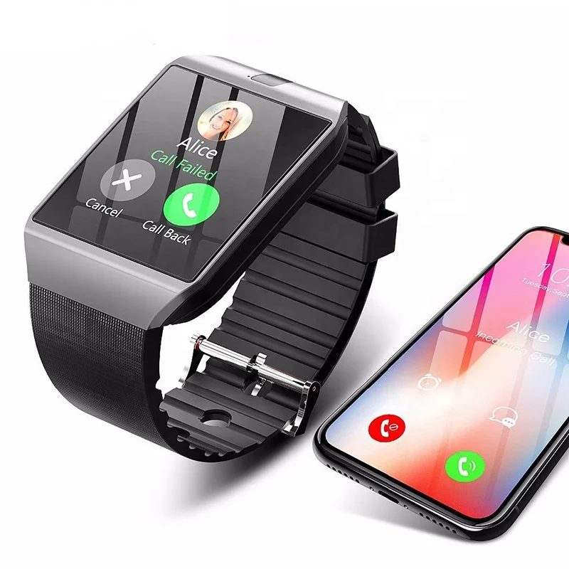 

SIM Card BT Smart Watch DZ09 Smartwatch Watch Phone Support SIM TF Card with Camera DZ09 Smart Watch