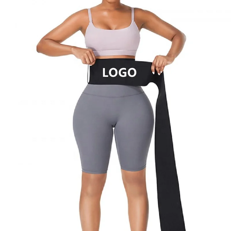 

Hot New Tummy Wrap Sports Fitness Waist Trainer Waist Elastic Webbing Yoga Long Binding Belt
