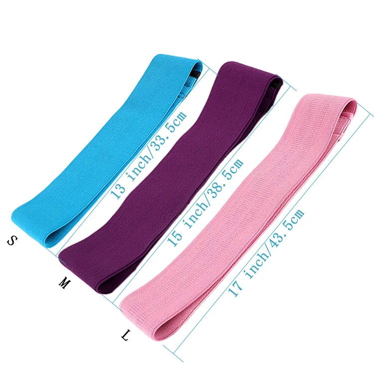 

Custom Logo Yoga Elastic Fitness Fabric Hip Resistance Bands, Customized color