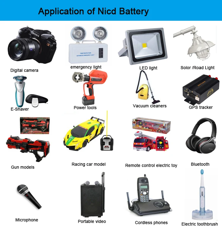 1.2v 700mah nicd aa battery 7.2v nimh AA700mah battery pack  rechargeable nicd aa batteries for solar-powered lights 