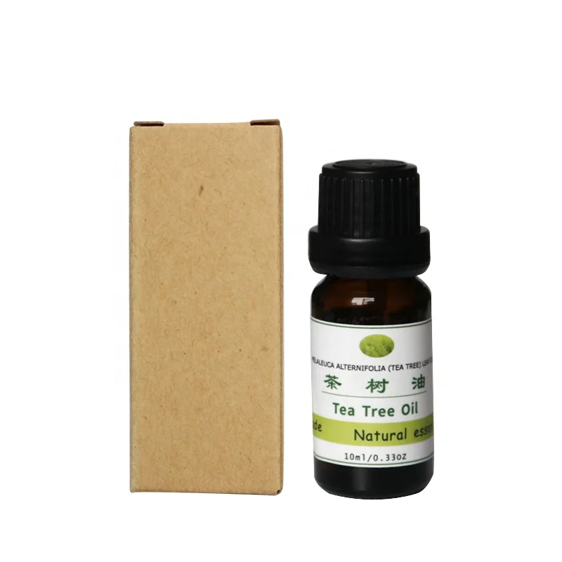 

DIY 10ml Tea Tree Oil Bulk With Paper Box Used For Anti-acne And Anti-Germ For Skin Care