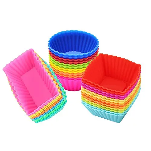 

New arrival Safe And Reliable Silicone muffin cup mold cake accessories silicon moulds silicone cake mould, Multicolor