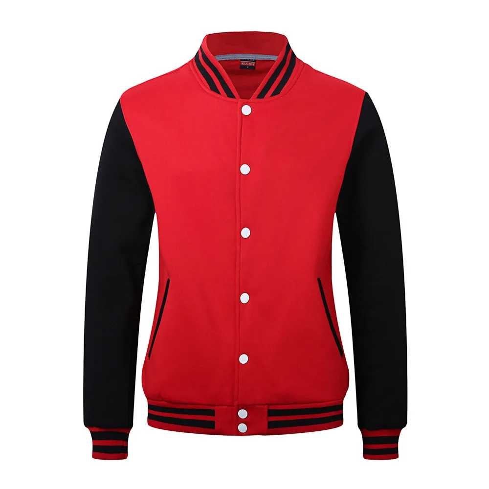 

Customized Adult and Youth Baseball Letterman Jacket Color contract Fleece Varsity Jacket