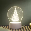ANJIE Christmas Tree Monochrome Warm Light Customize 3D Illusion Lamp 3D Illusion Bedroom Night Light