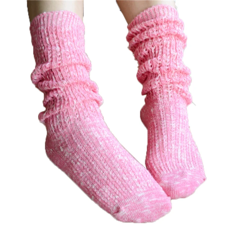 

Women Winter Thick Slouch Socks Knitted Long Loose Socks, Picture
