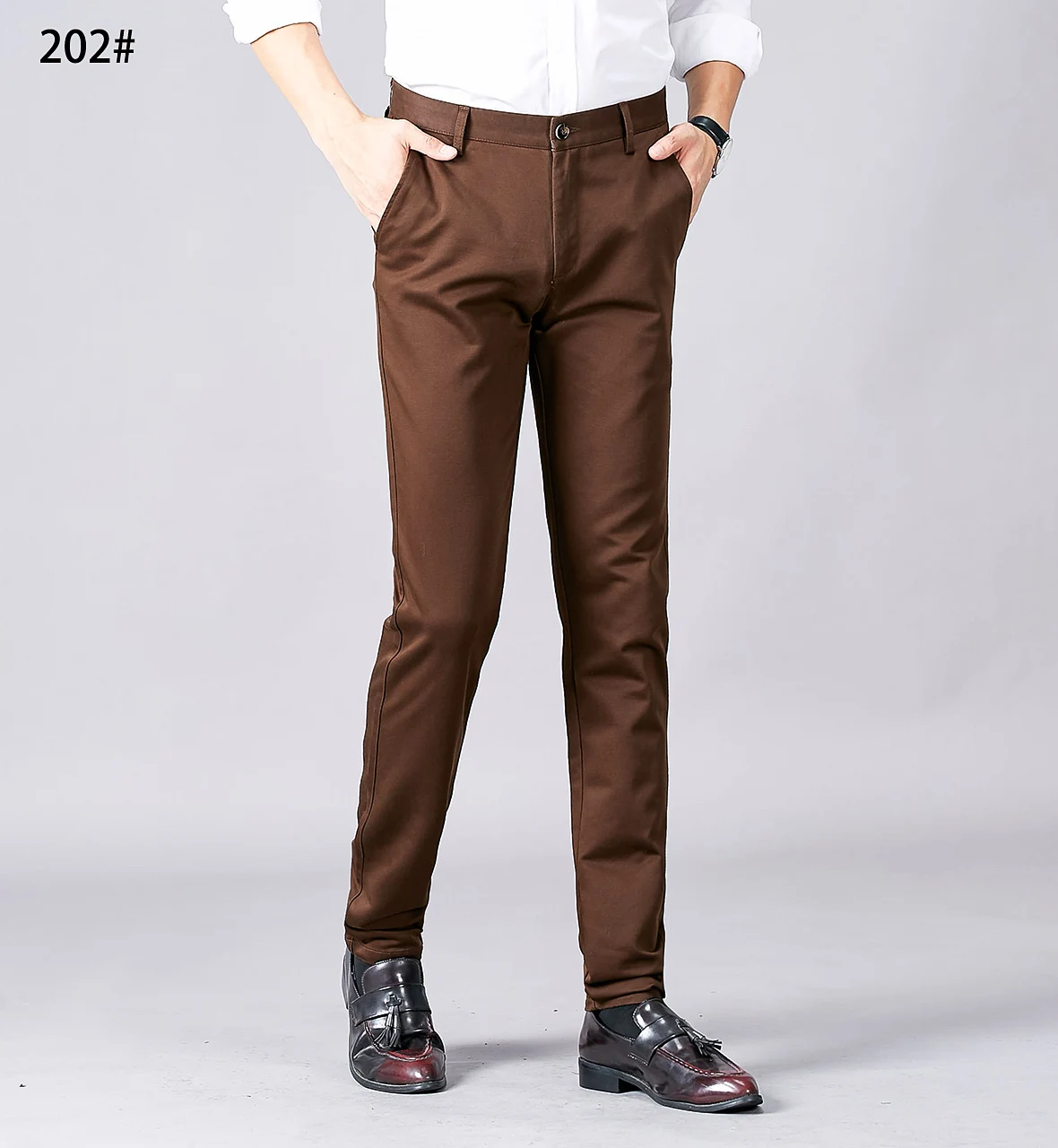 Casual Pants Not Jeans Men Chino 