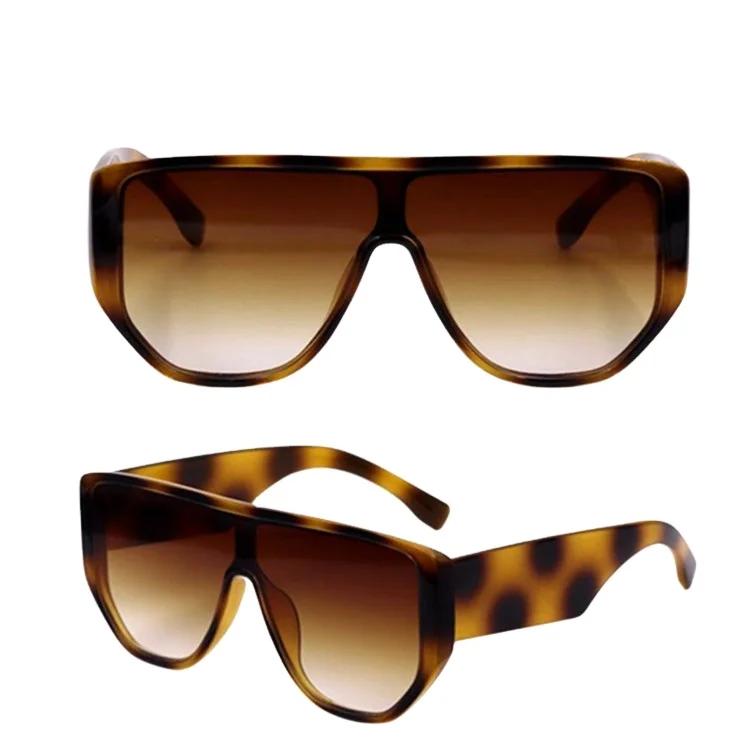 

VIFF HP20601 Popular Wholesale Flat Top Sunglasses Custom Logo Oversize Shades Sunglasses 2021