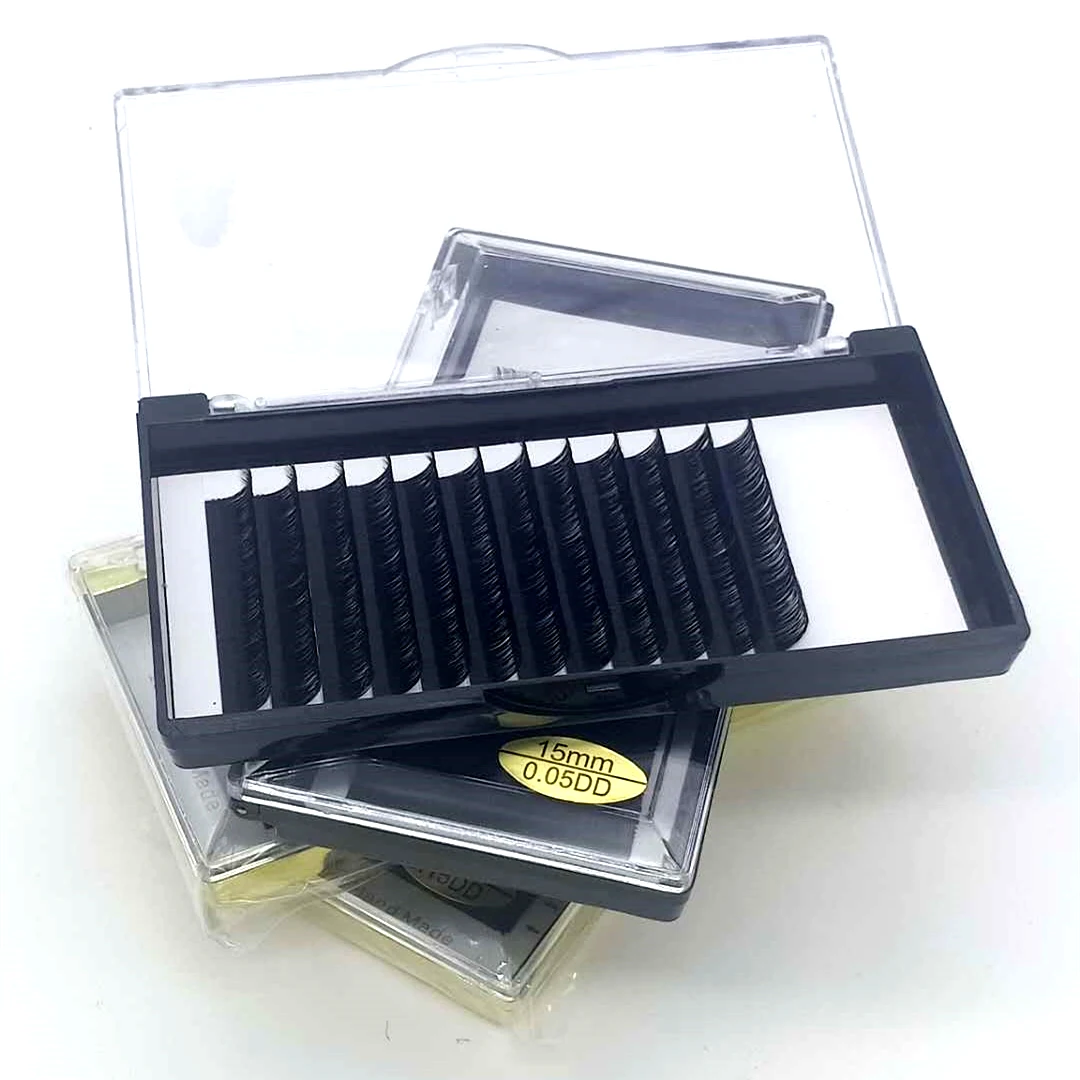 

LASHAP eyelash extention supplies 0.03 0.05 0.07 0.10 thickness russian volume lashes classic lashes eyelashes extensions, Natural black