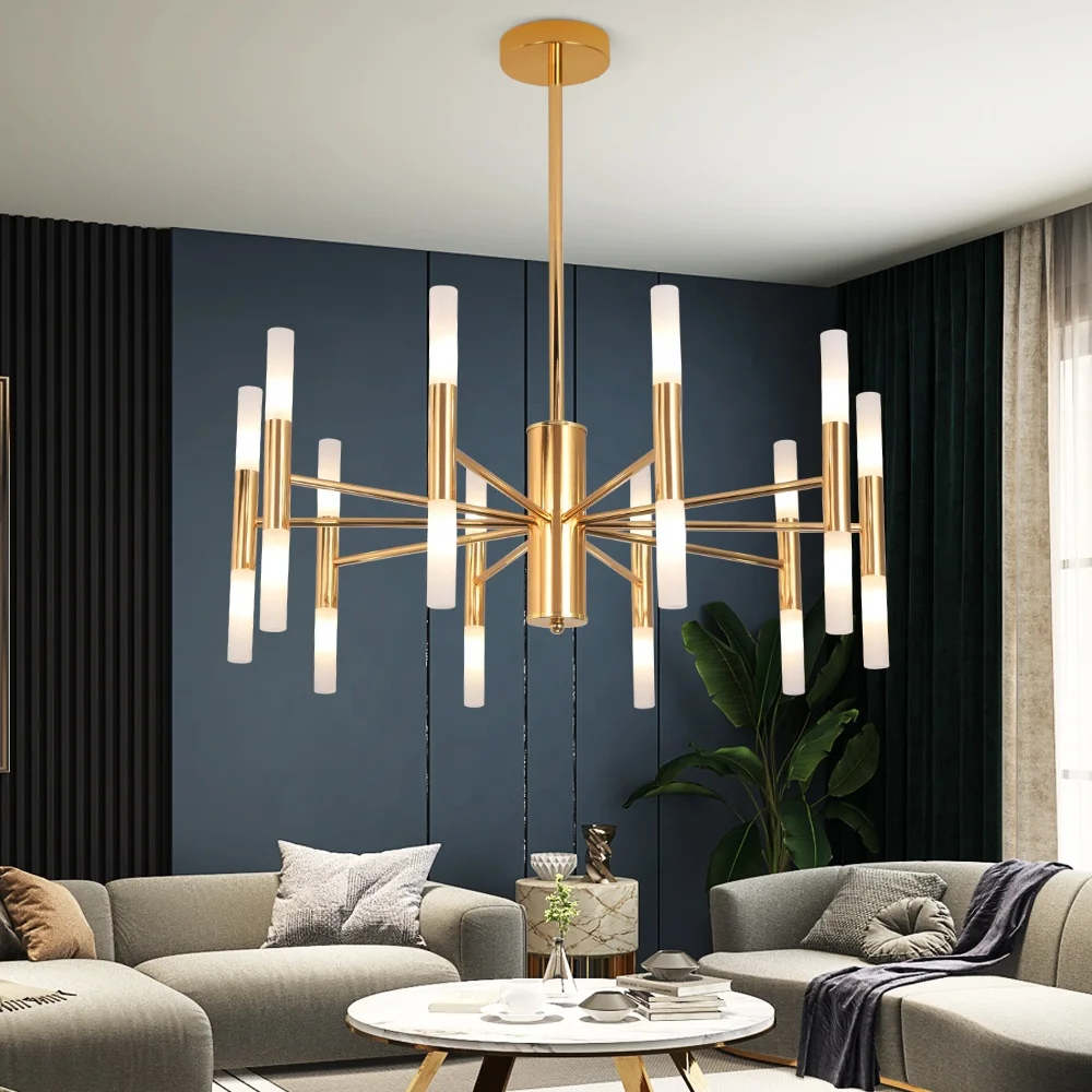

Metal Hanging Lighting Home Decor Hotel Restaurant Salon Candles Chandelier