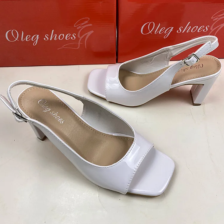 

2021 spring and summer new open-toed back high heels women sandals