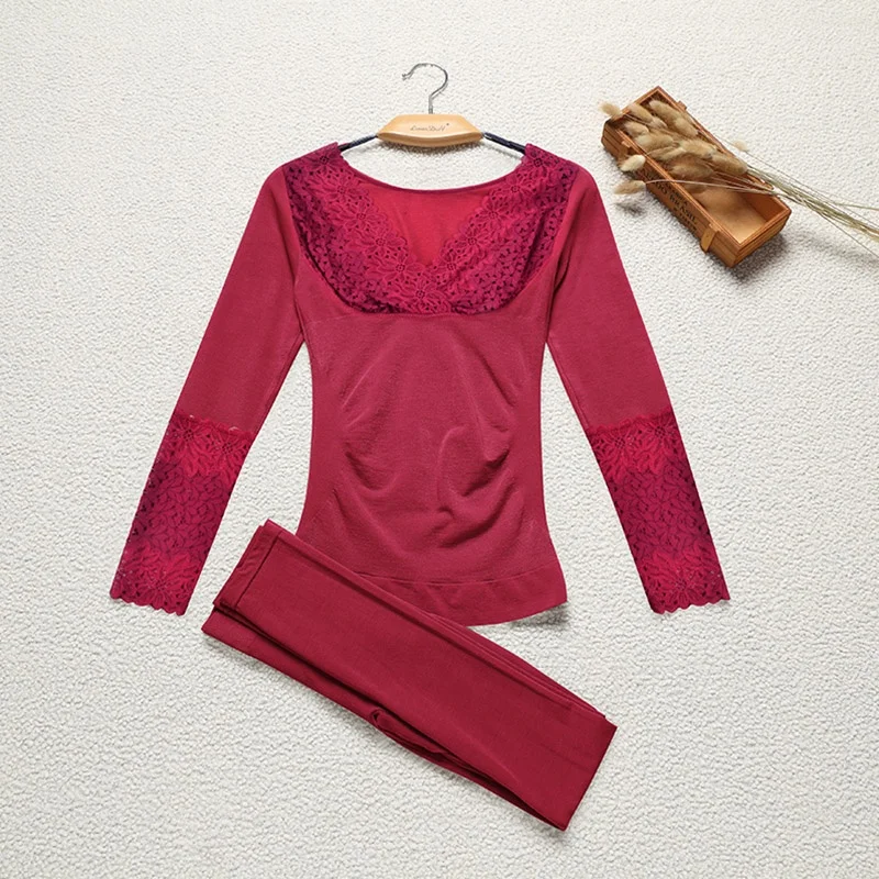 
High quality women comfortable seamless heating long Johns thermal underwear 