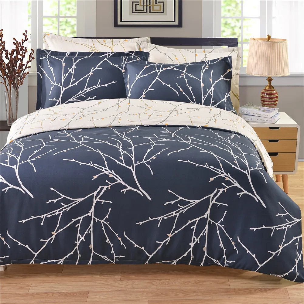 Hot Sale Polyester Printed Pattern Bedding Set 3D Designer Bed Sheet Duvet Cover Linen at AliExpress