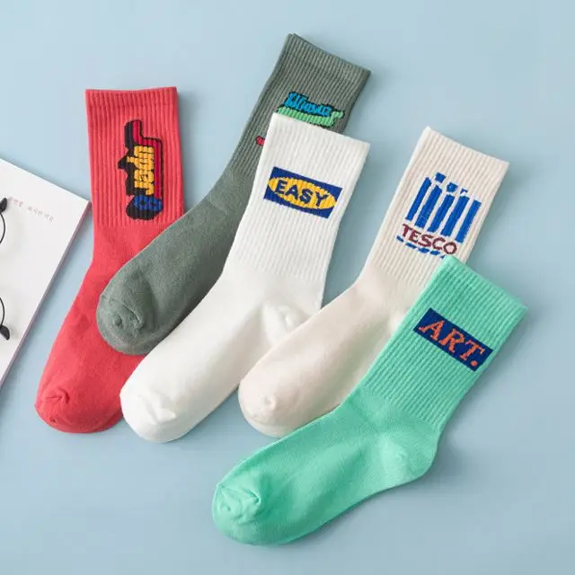 

Men Women Smell Girls Sports Socks, Custom color