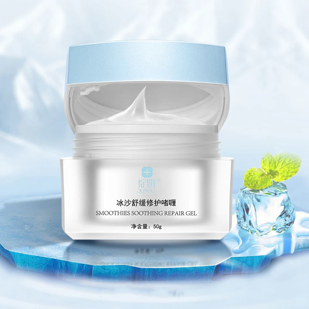 

Hot Sell Face Gel After Sunburn Cooling and Soothing Clear Cosmetic Cream