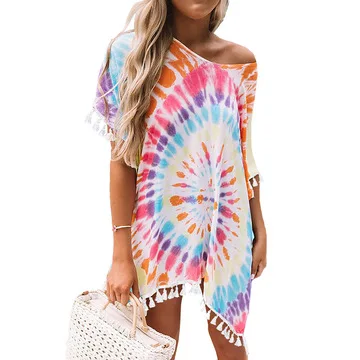 

Soakin' Up The Sun Tie Dye Cover Up