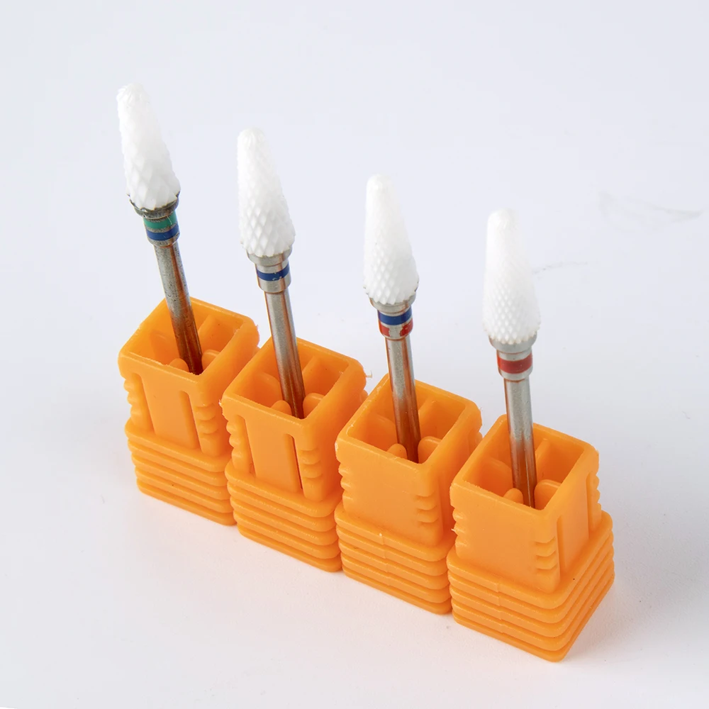 

Wholesale High Quality Electric File Bit Shipping Nail Supply Ceramic Bur, Light green,red,blue,dark green,black,yellow