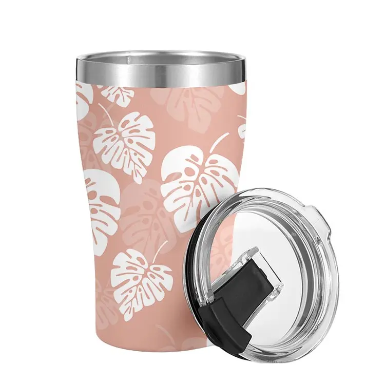 

304 stainless steel tumblers with lid and straw for sublimation printing