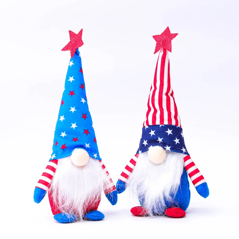 

Independence Day Faceless Wholesale Creative Cloth Faceless Fourth Of July Decoration, As pic show