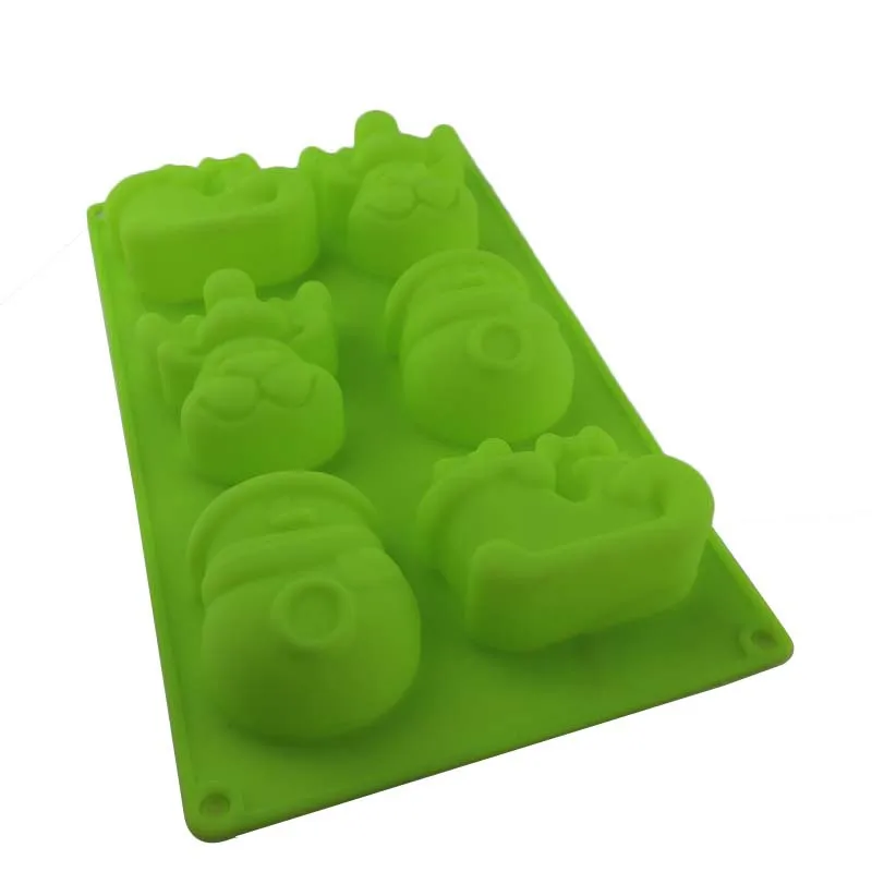 

Food grade silicone 6 cavity round cake pan Scone baking tools and supplies cake mold, Customized color
