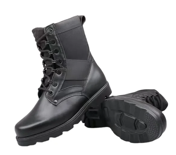 

Chaussures Pour Hommes Hiking Travel High Top Shoes Men And Women Combat Boots Factory Wholesale Hunter Boots, Black