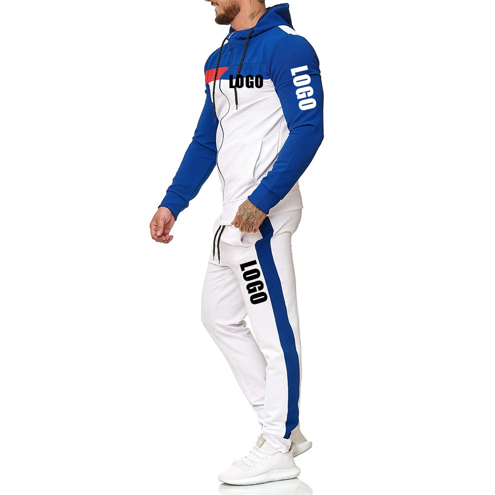 

New Arrival OEM High Quality Sweat Suit Custom Sweatsuit Custom Mens jogging suit set sweatsuits with logo, Picture shows