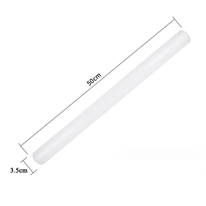 

Sale 50cm fondant rolling pin cake decorating roller pastry baking dough roller, White