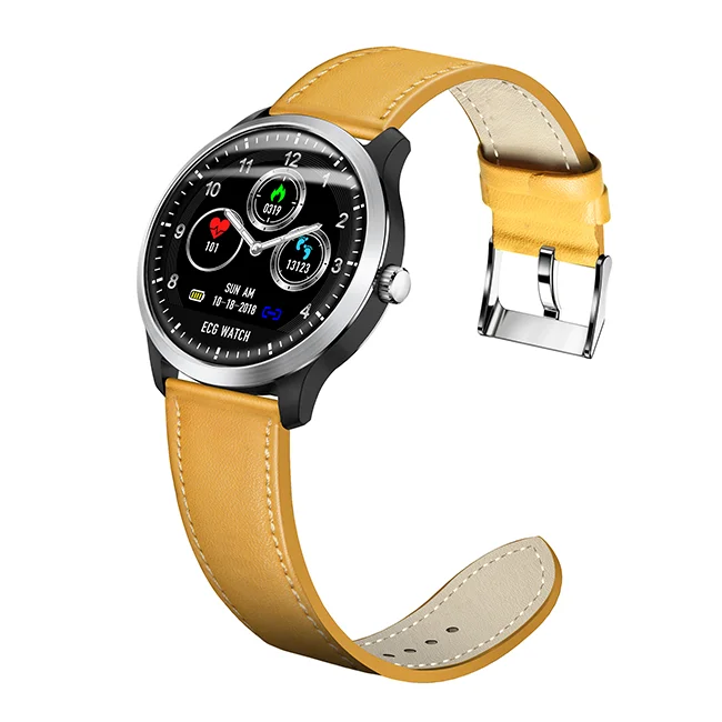 Best Selling 2019 ECG Smartwatch N58 1.22" Blood Pressure Heart Rate Monitor Men Watch Multi-sports Mode Fitness Watches