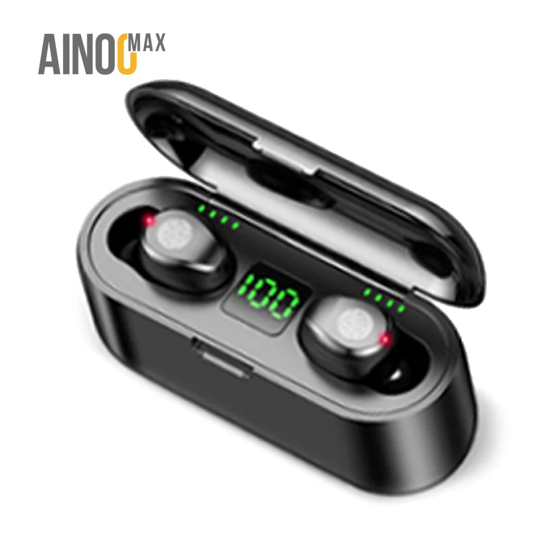 

Ainoomax L450-F1 F9 tws audifonos f9-5 auriculares f9-10 f9-5c speaker 5.0 5 5c 3 in 1 en wireless earphone earbuds con altavoz, Depend on item